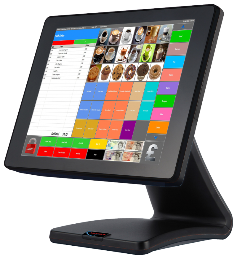 JustTouchPOS CoffeeShop Screen